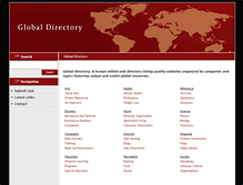 Tablet Screenshot of globaldirectory.ws